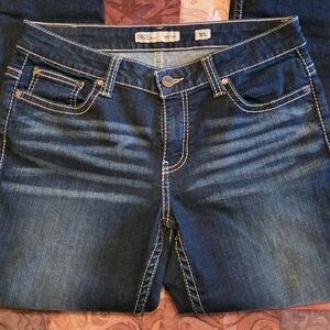 BKE Payton Dark Blue Skinny Jeans 30L